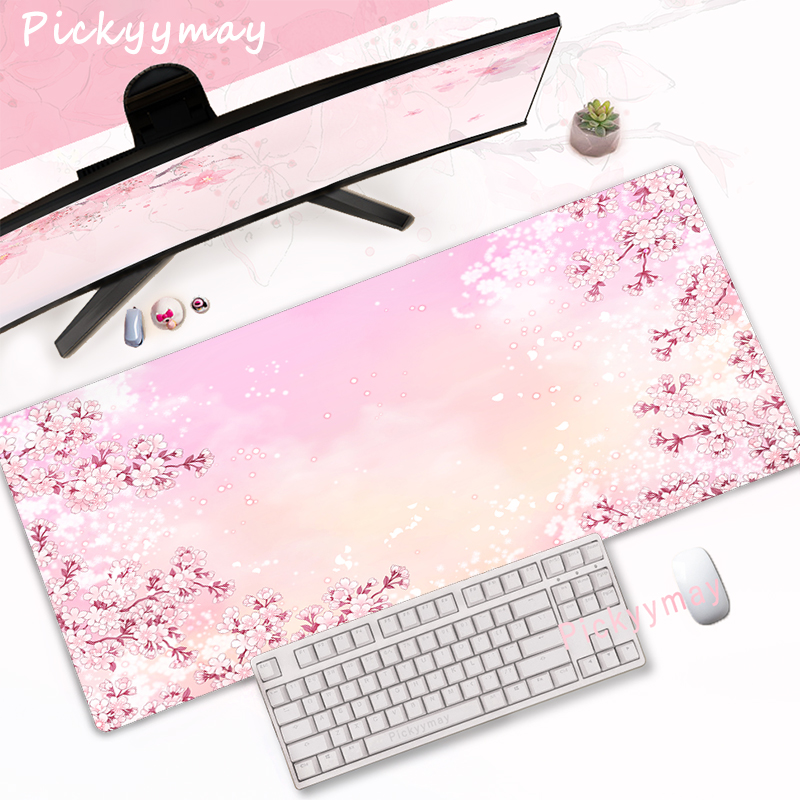 Pink Cherry Blossoms Mousepad  - Office Desk Tech Accessories recension och pris