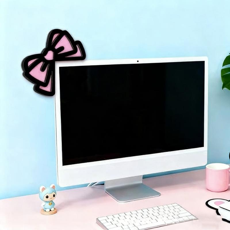 New 1/2Pcs Wooden Bowknot PC A - Office Desk Tech Accessories recension och pris