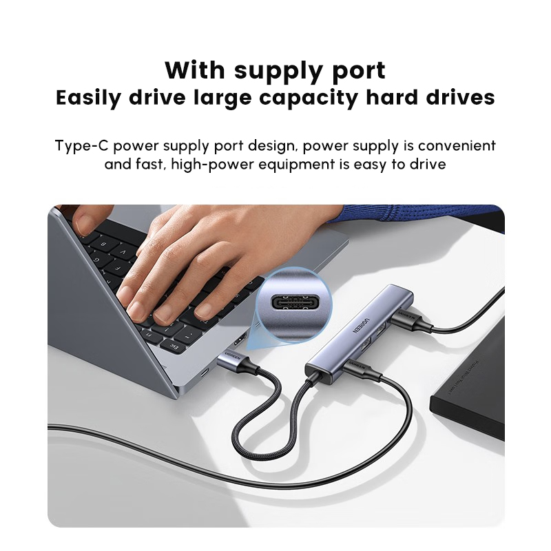 UGREEN USB Hub with 4 USB2.0 P - Multi Port Usb Hub recension och pris