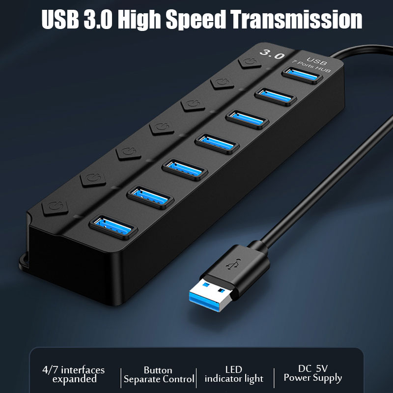 USB Hub USB 3.0 Power Adapter  - Multi Port Usb Hub recension och pris