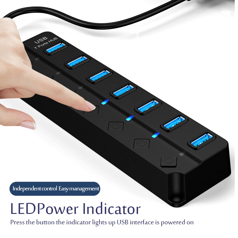 USB Hub USB 3.0 Power Adapter  - Multi Port Usb Hub recension och pris