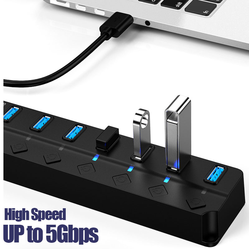 USB Hub USB 3.0 Power Adapter  - Multi Port Usb Hub recension och pris