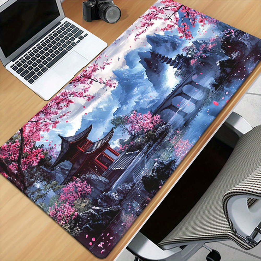 Cherry Blossom Ink Painting La - Office Desk Tech Accessories recension och pris