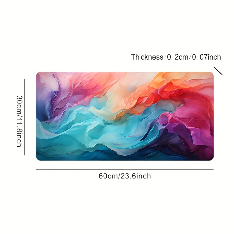 Large Abstract Color Mouse Pad - Office Desk Tech Accessories recension och pris