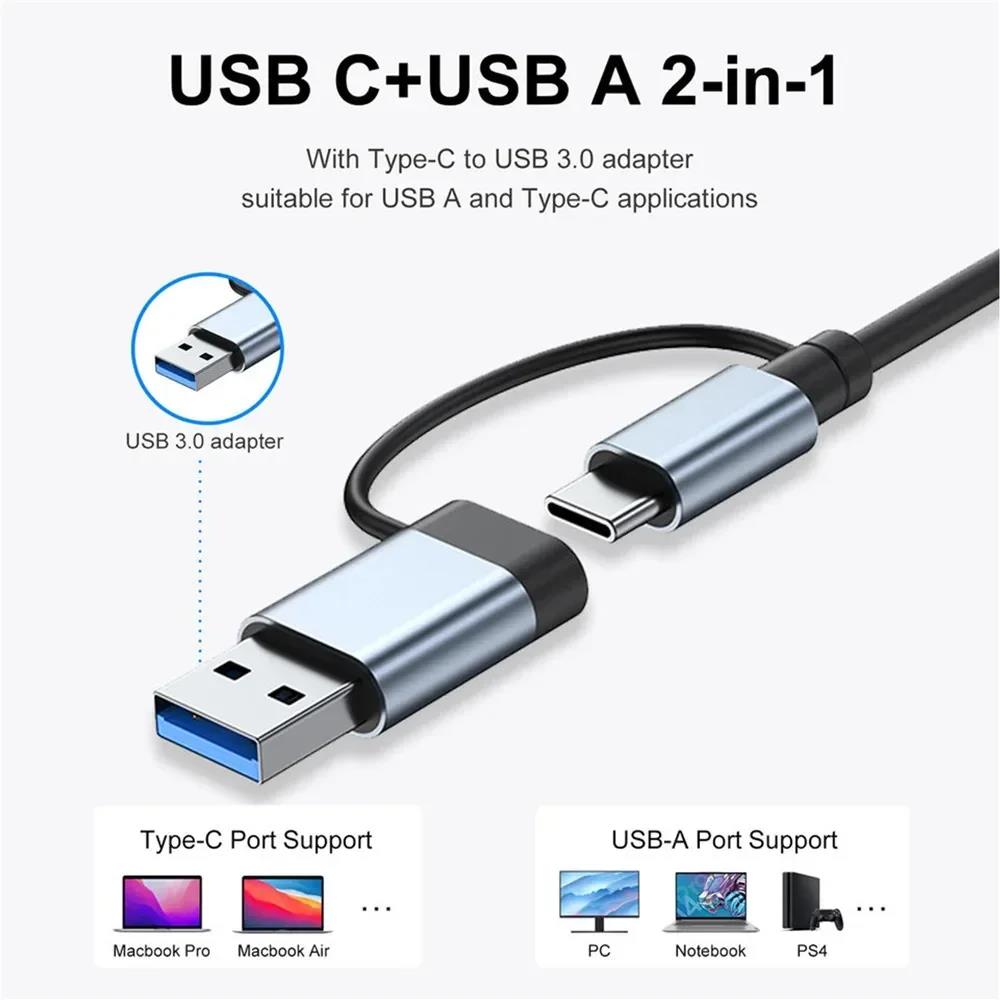 Type C Hub USB Splitter 8 In 1 - Multi Port Usb Hub recension och pris