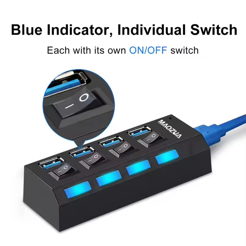 High Speed 4 Ports USB HUB 4×U - Multi Port Usb Hub recension och pris