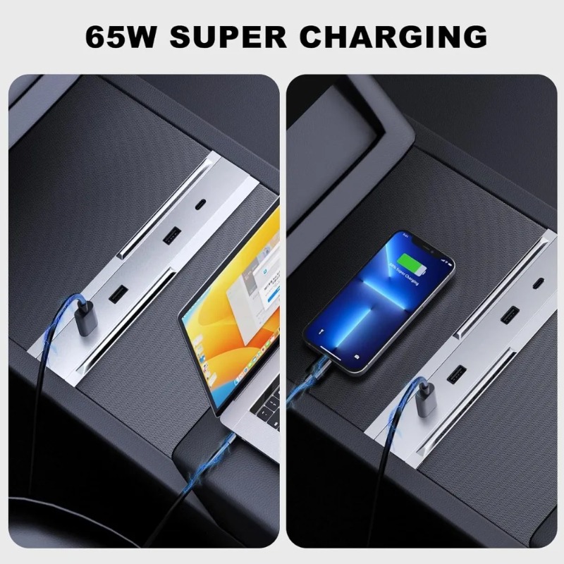Center Console Car Adapter Mul - Multi Port Usb Hub recension och pris