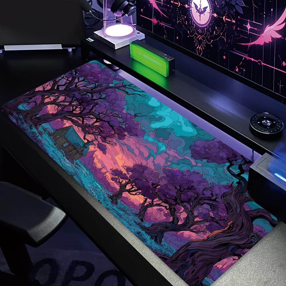 Mysterious Purple Forest large - Office Desk Tech Accessories recension och pris