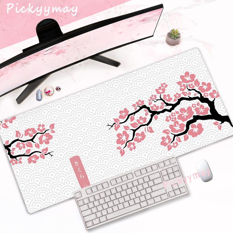 CIFBUY Pink Cherry Blossom Gam - Office Desk Tech Accessories recension och pris