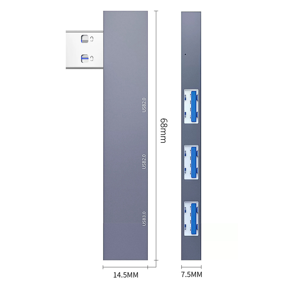 3 in 1 USB Docking Station OTG - Multi Port Usb Hub recension och pris