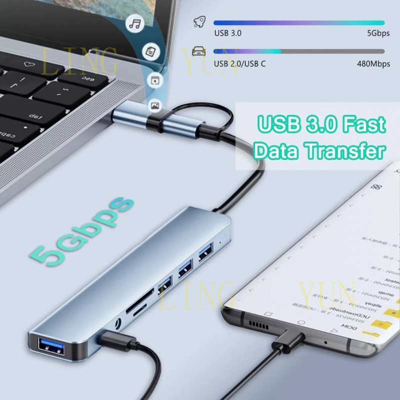 Z  Type C HUB USB HUB USB 3.0  - Multi Port Usb Hub recension och pris