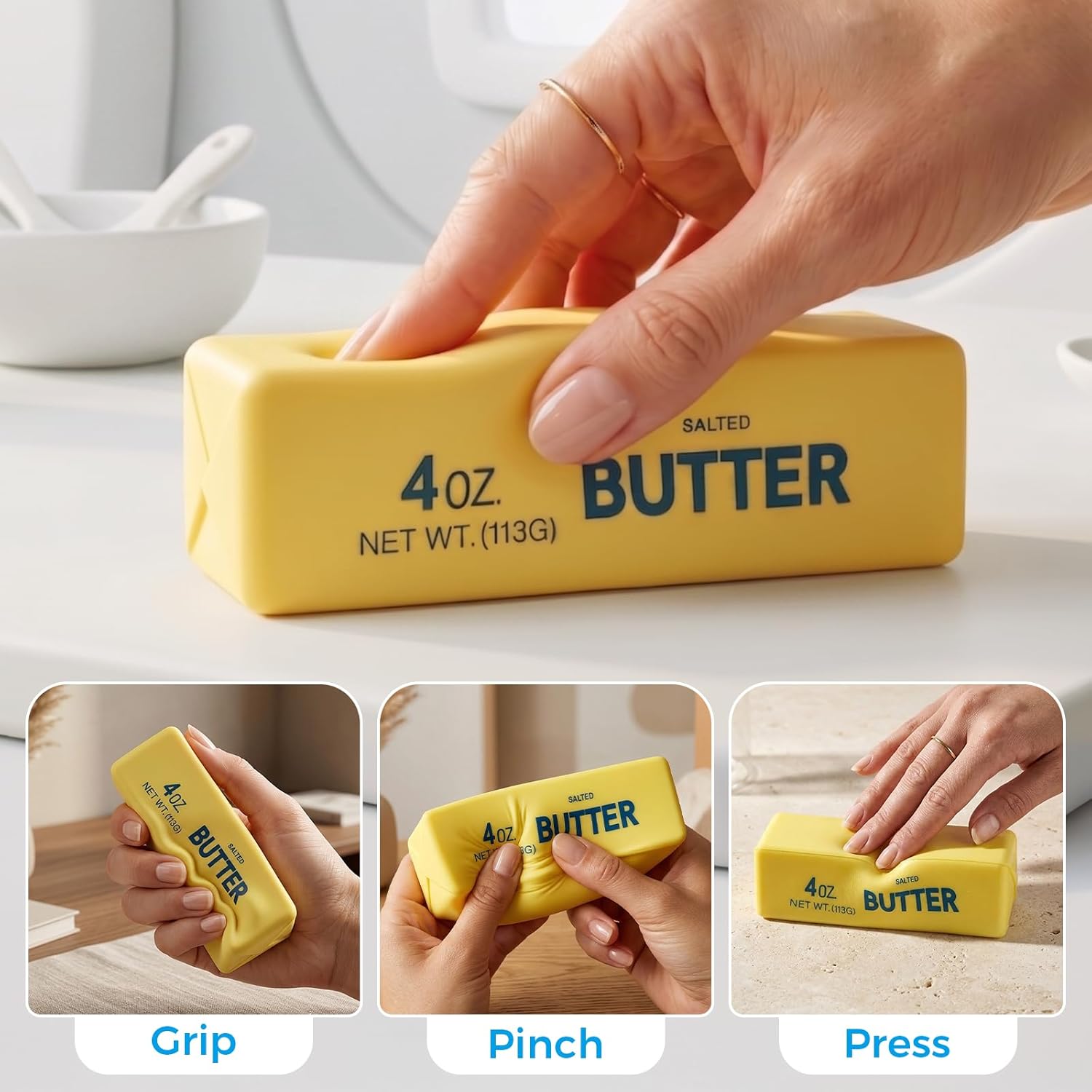 New Soft Slow Rebound Butter S - Office Desk Tech Accessories recension och pris