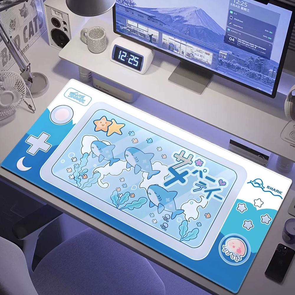 Cute Shark Party Mouse Pad Lar - Office Desk Tech Accessories recension och pris