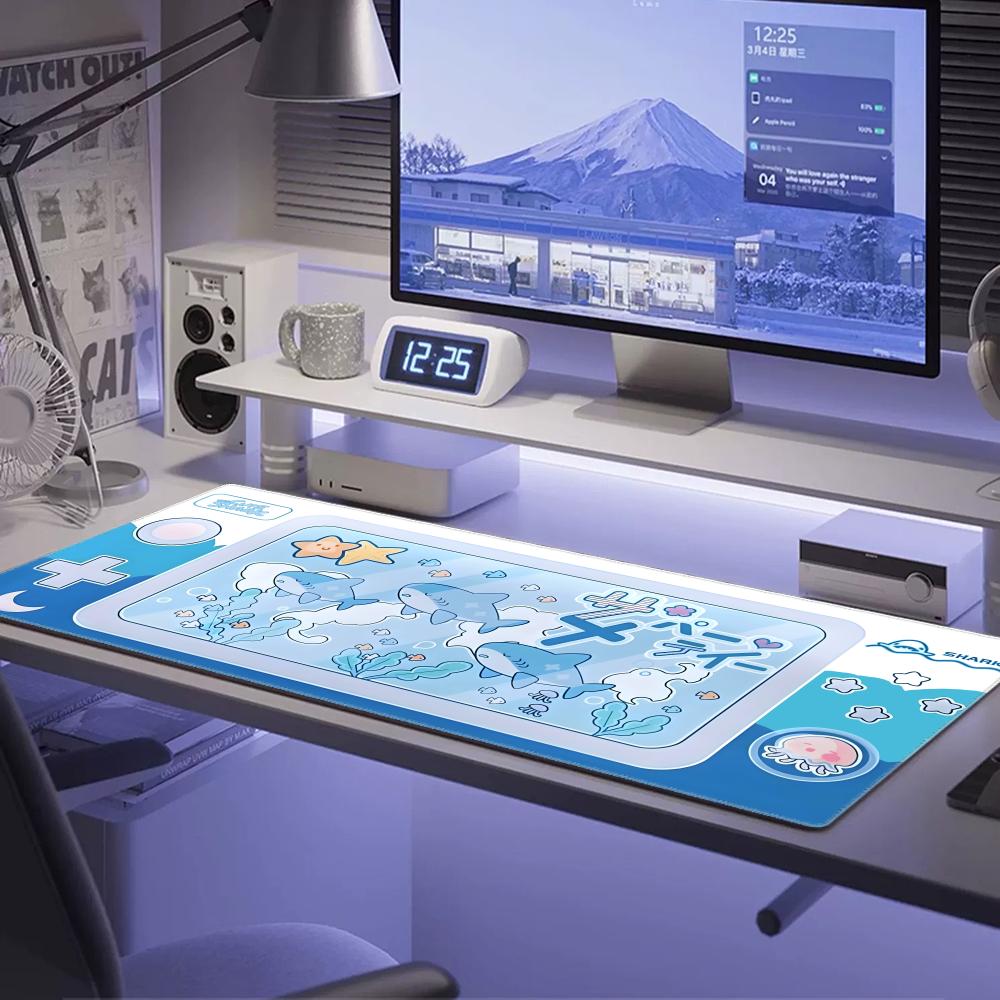 Cute Shark Party Mouse Pad Lar - Office Desk Tech Accessories recension och pris